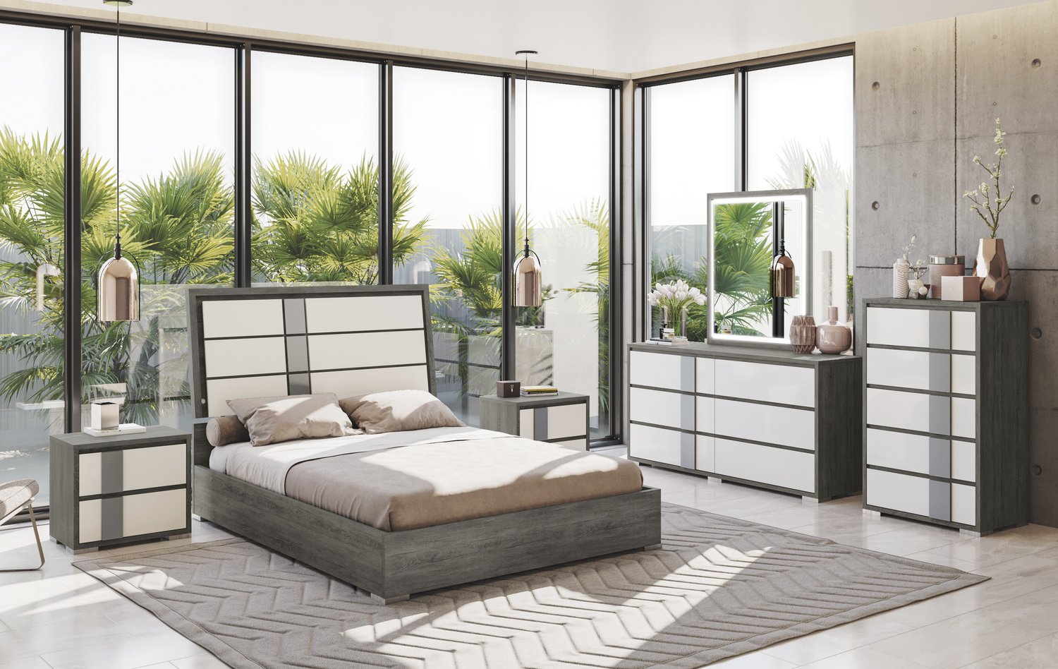 Thiago Modern Grey Chest
