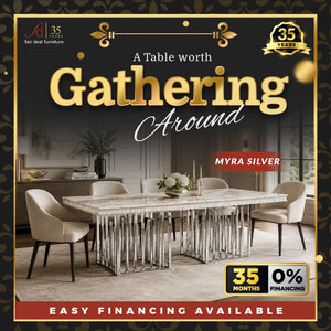 Myra Dining Table – Silver