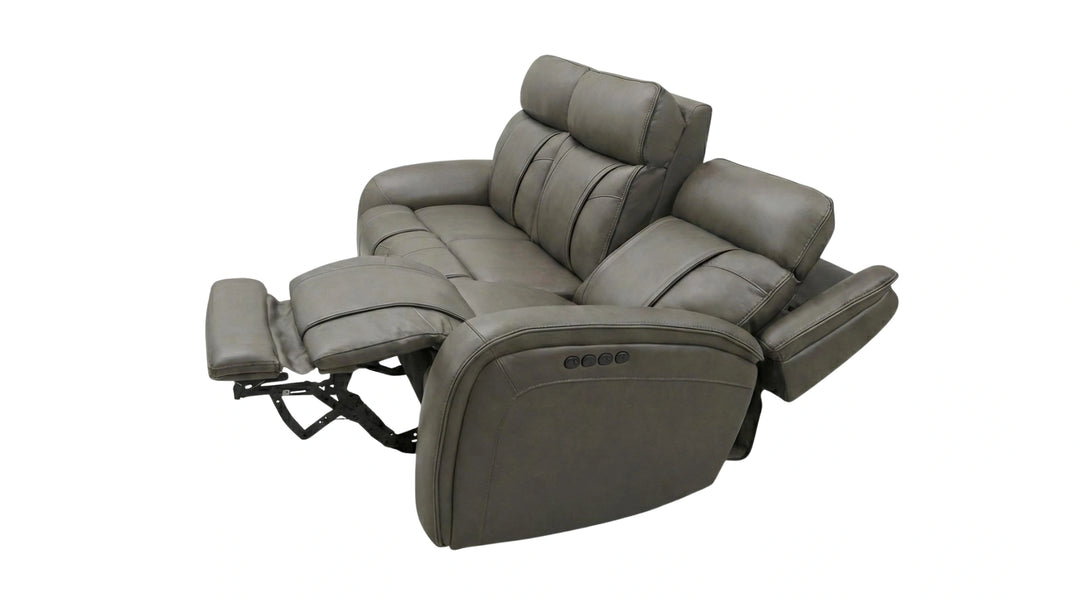 Gravity Brown Leather Reclining Sofa