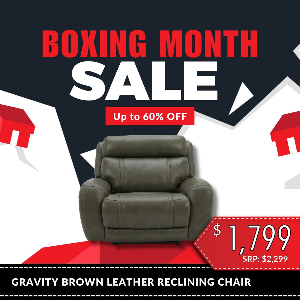 Gravity Brown Leather Reclining Chair