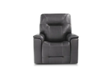 Laura Leather Power Reclining Chair with Headrest and Lumbar
