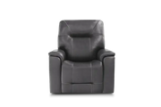 Laura Leather Power Reclining Chair with Headrest and Lumbar