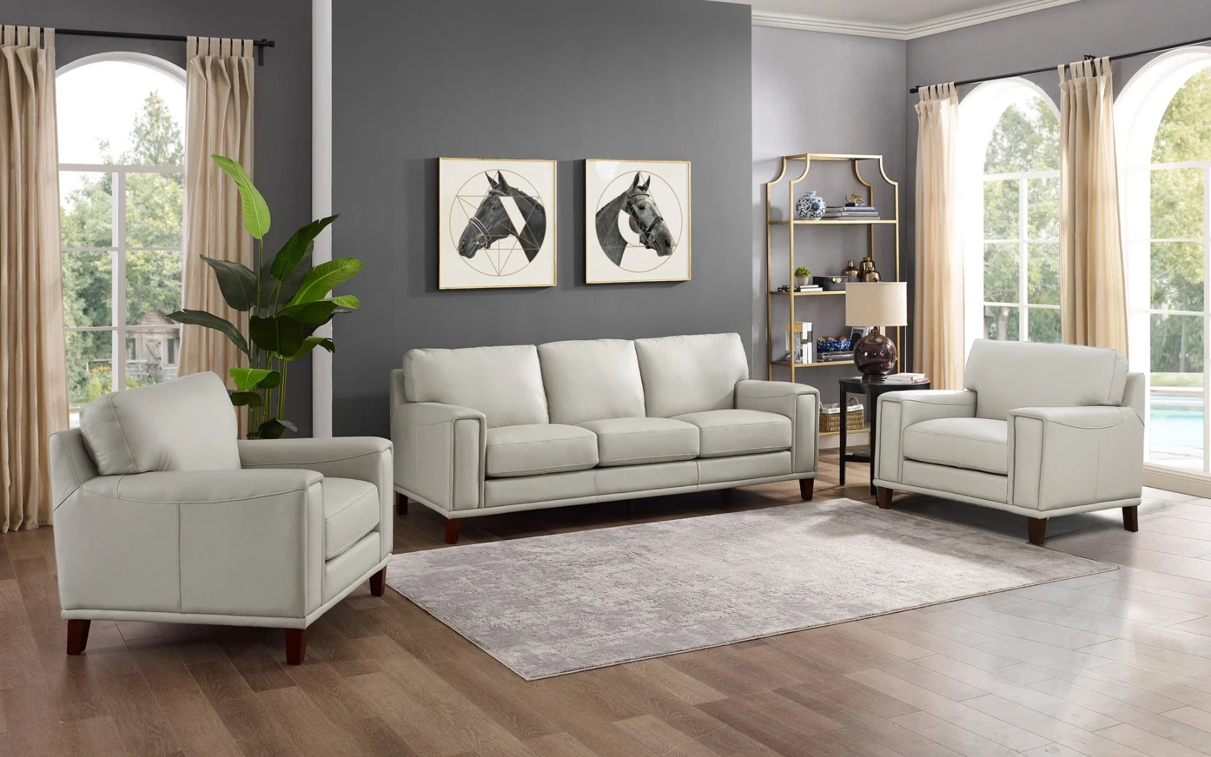 Hayward Leather Sofa - Made in Canada