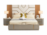 Hazel Storage Bed with Hydraulic Lift + 2 Nightstands