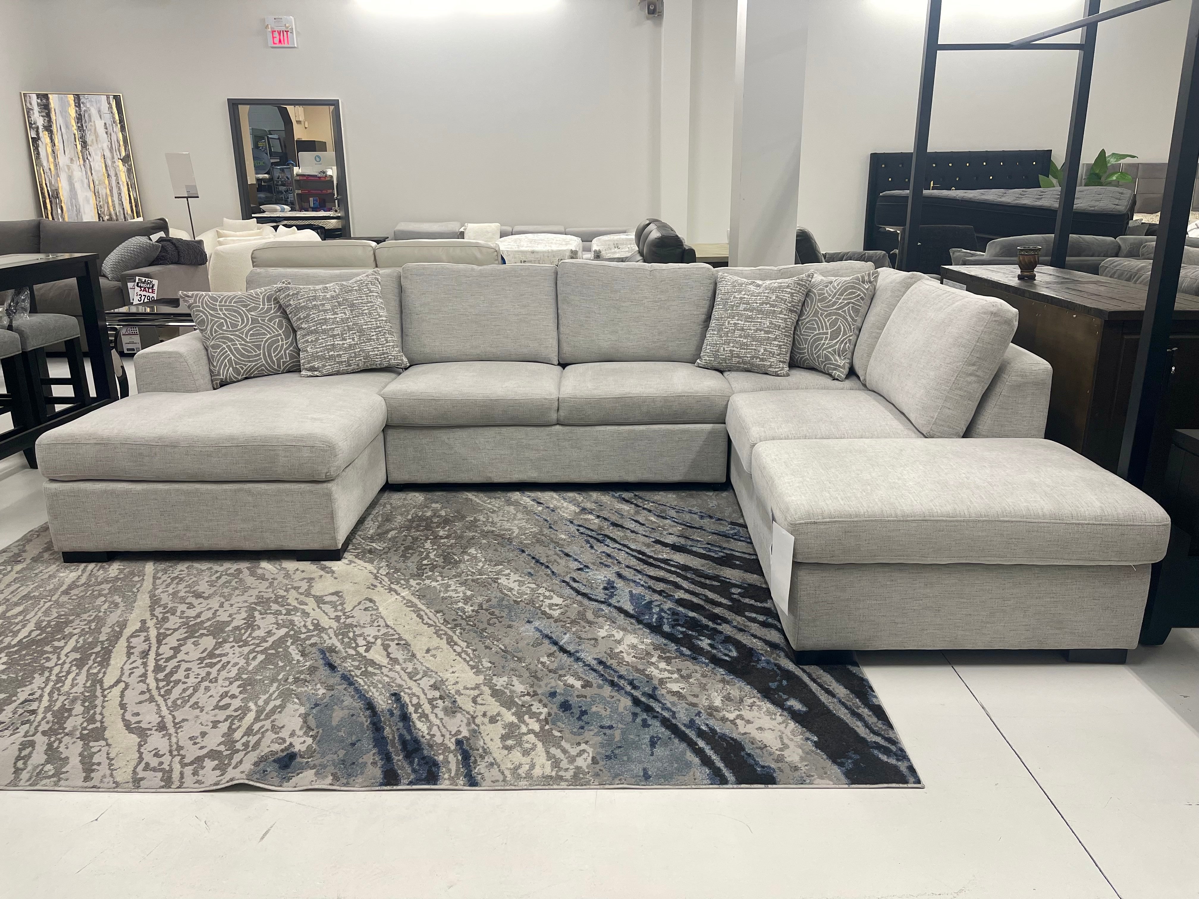 Large sectional deals ashley furniture