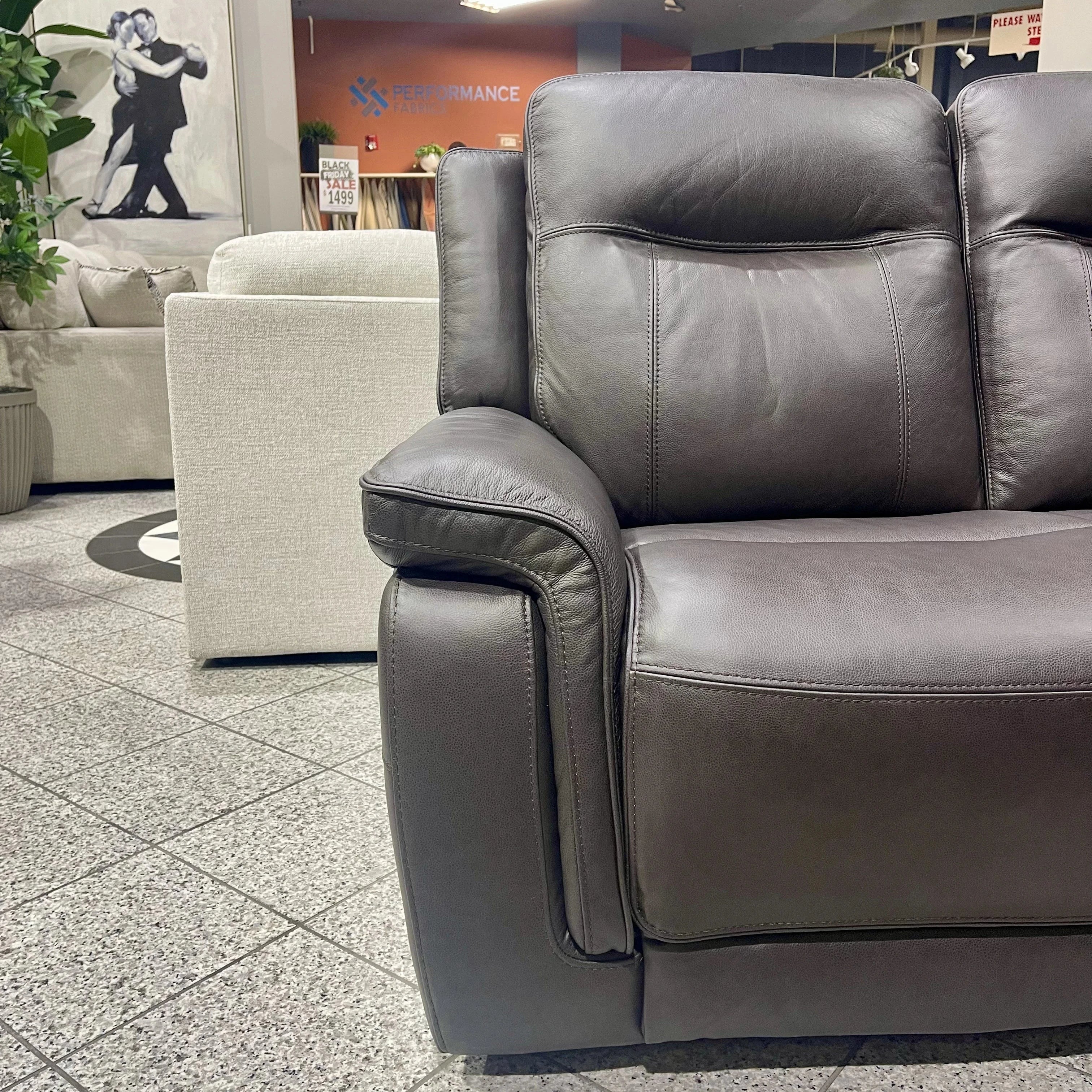Cassie Leather Reclining Sofa & Loveseat with Power Headrest and Zero Gravity Recliner