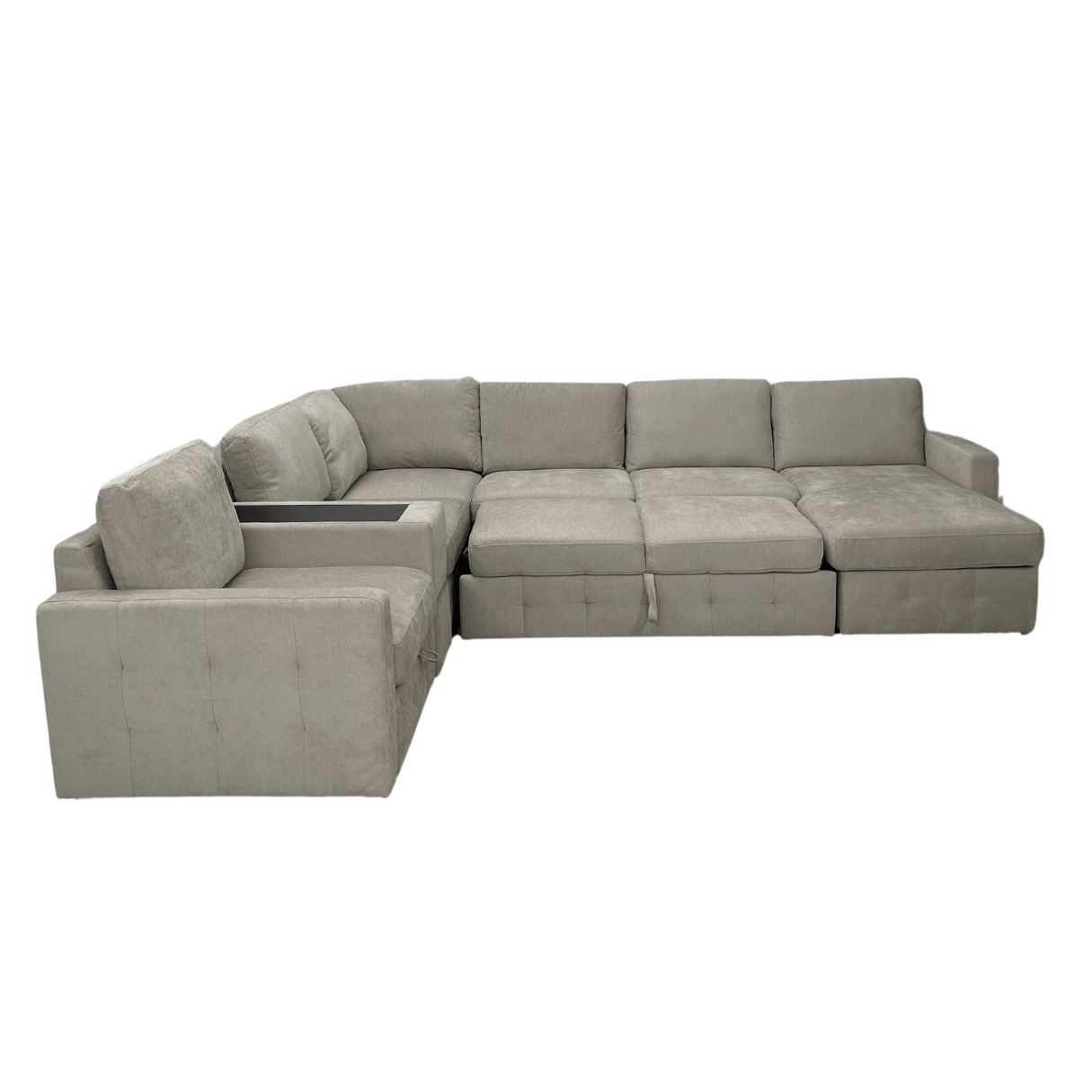 Ivy Sectional with Pull Out and Storage