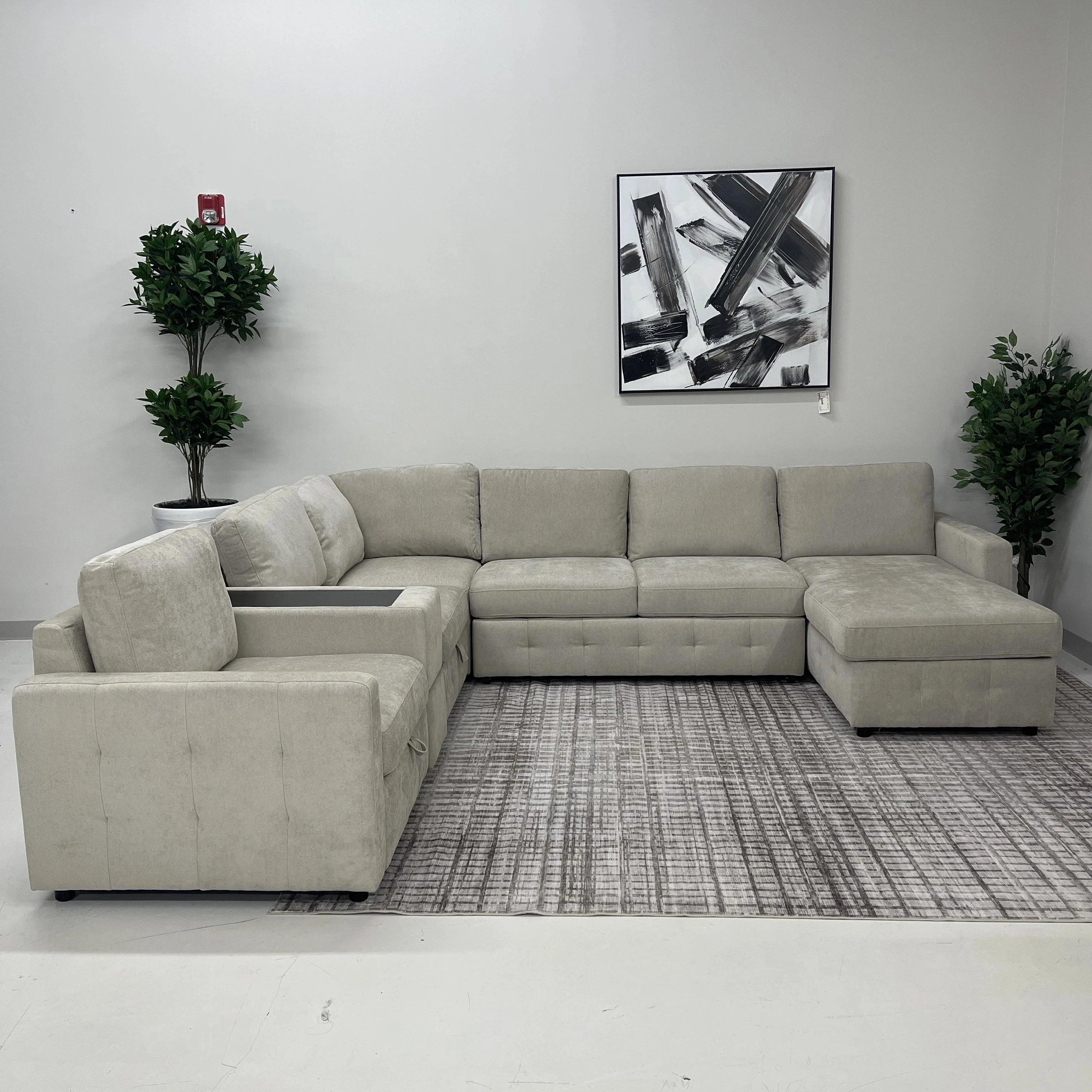 Ivy Sectional with Pull Out and Storage