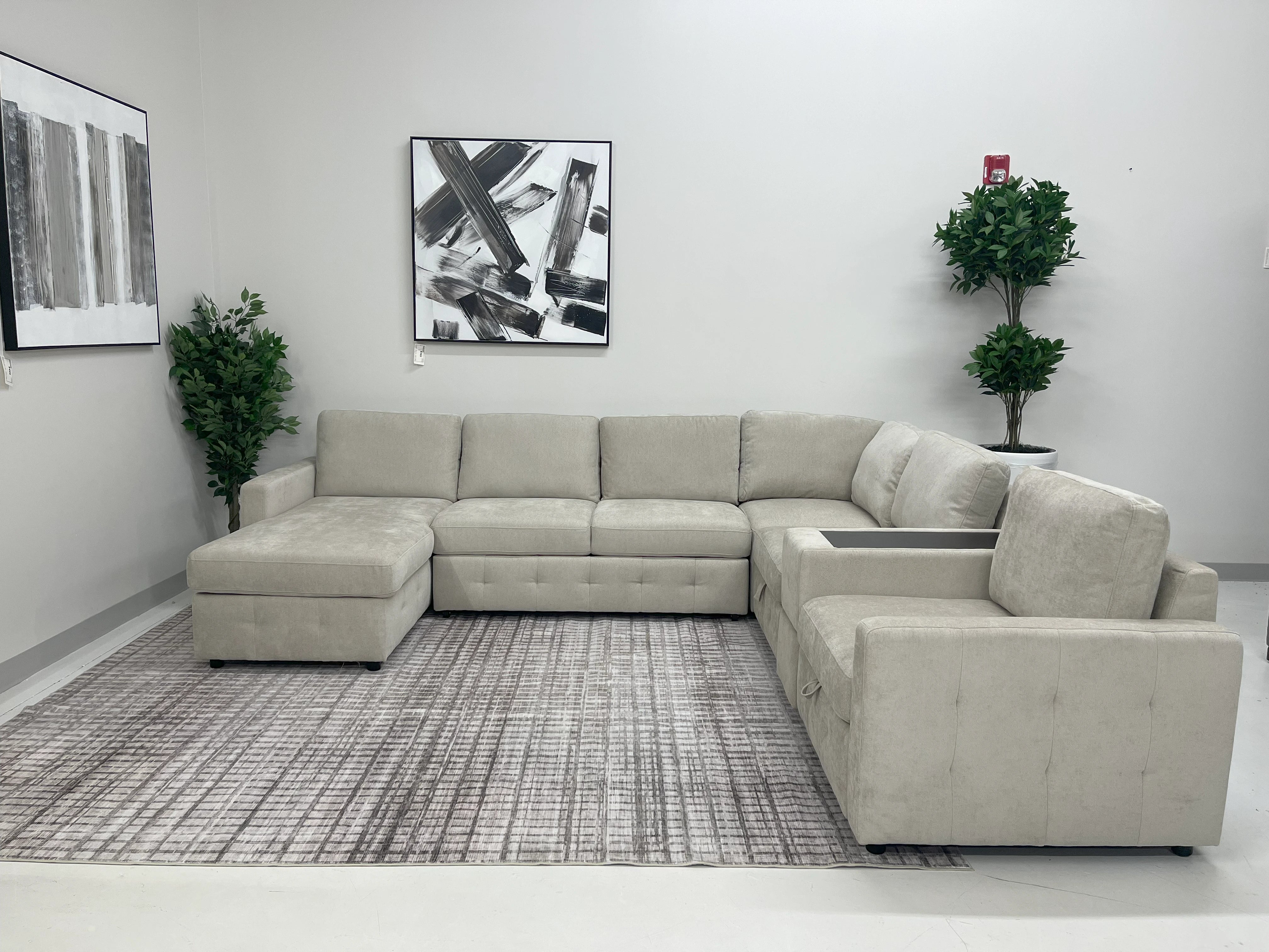 Ivy Sectional with Pull Out and Storage