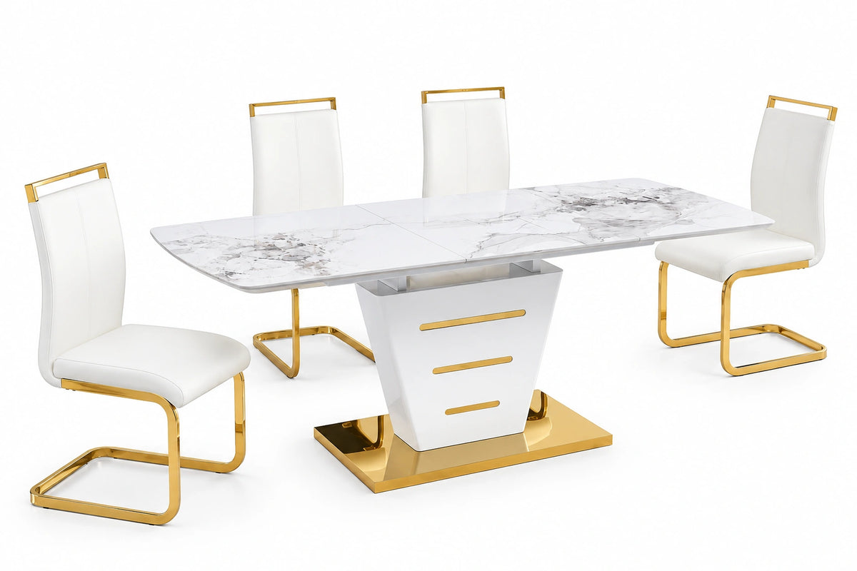 Lana Dining Set – Table + 6 Chairs