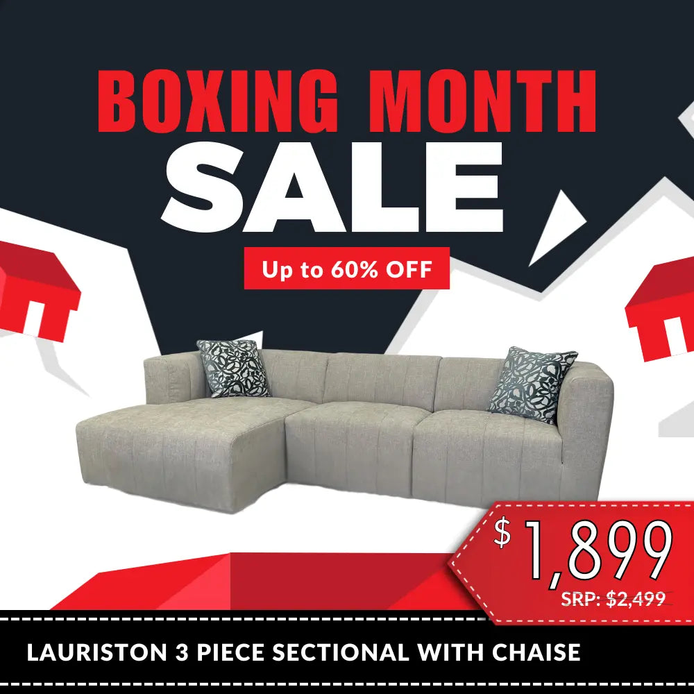 Lauriston 3 Piece Sectional with Chaise