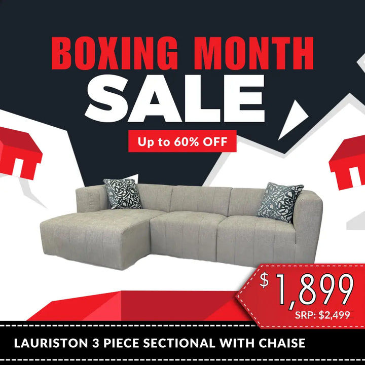 Lauriston 3 Piece Sectional with Chaise
