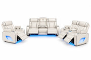 Lux 2.0 Power Reclining Sofa, Loveseat & Chair – Ivory