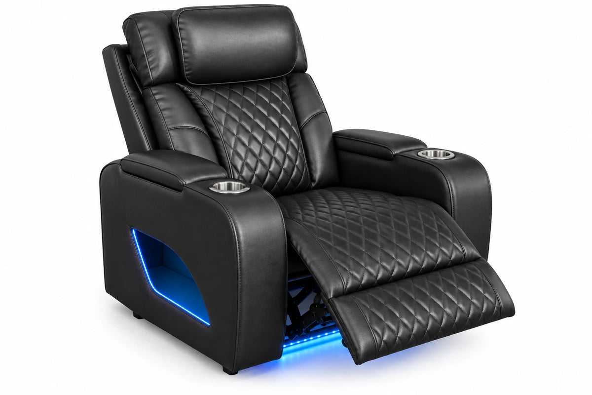 Lux 2.0 Power Recliner Chair – Charcoal