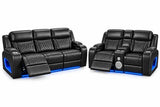 Lux 2.0 Power Reclining Sofa & Loveseat – Charcoal