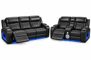 Lux 2.0 Power Reclining Sofa & Loveseat – Charcoal