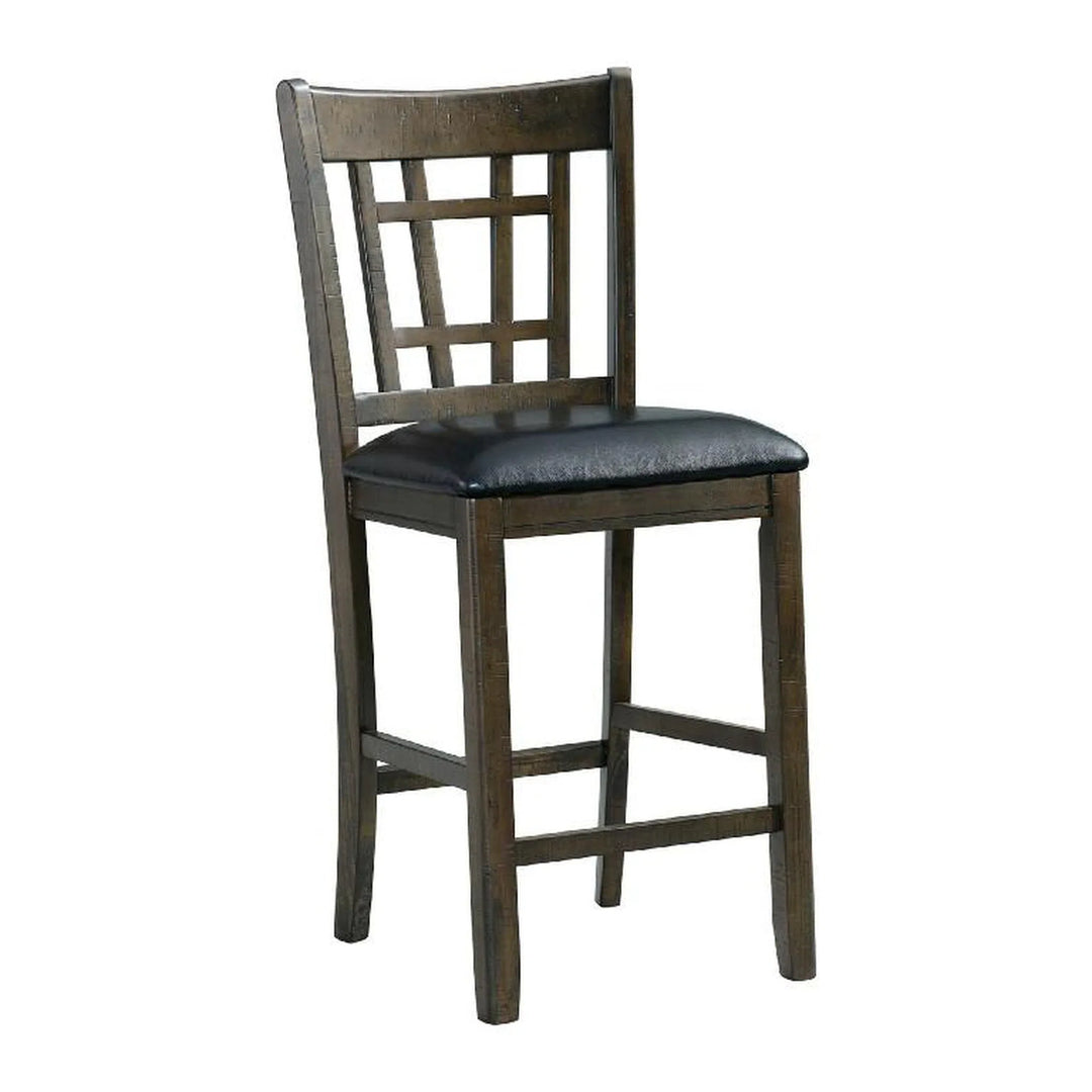 Max Distressed Grey Counter Stool