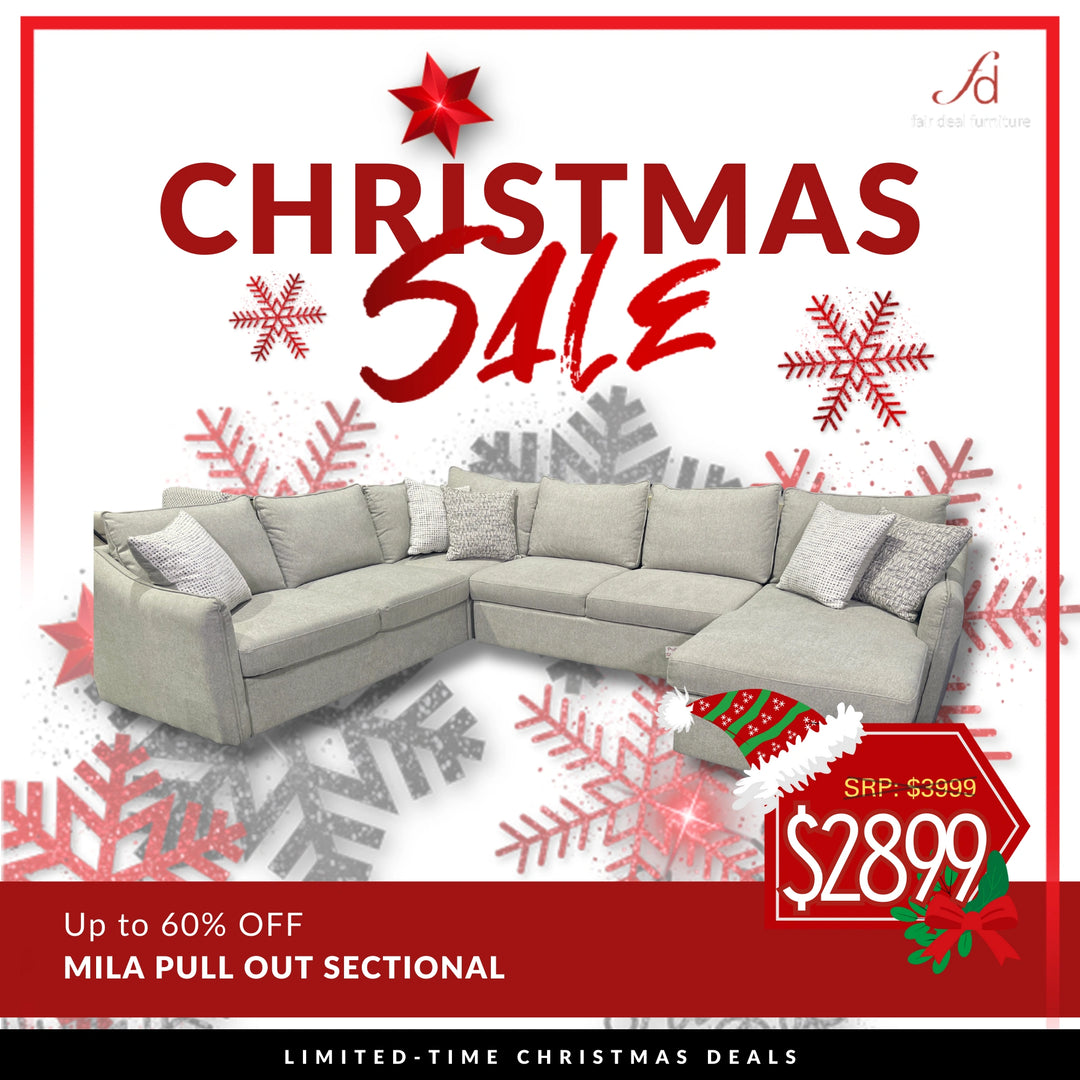 Mila Pull Out Sectional - Large