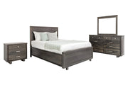 Milo 6-Piece Panel Bedroom Set - Onyx