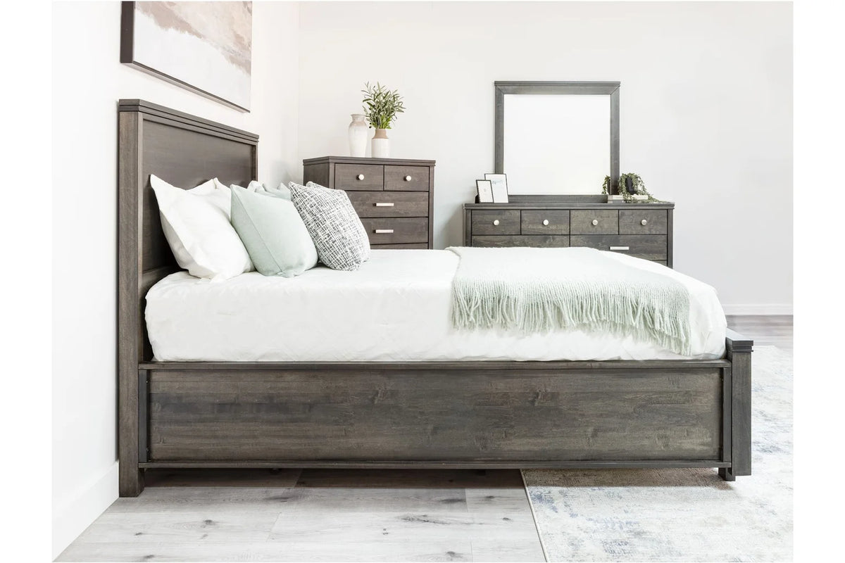 Milo 6-Piece Panel Bedroom Set - Onyx