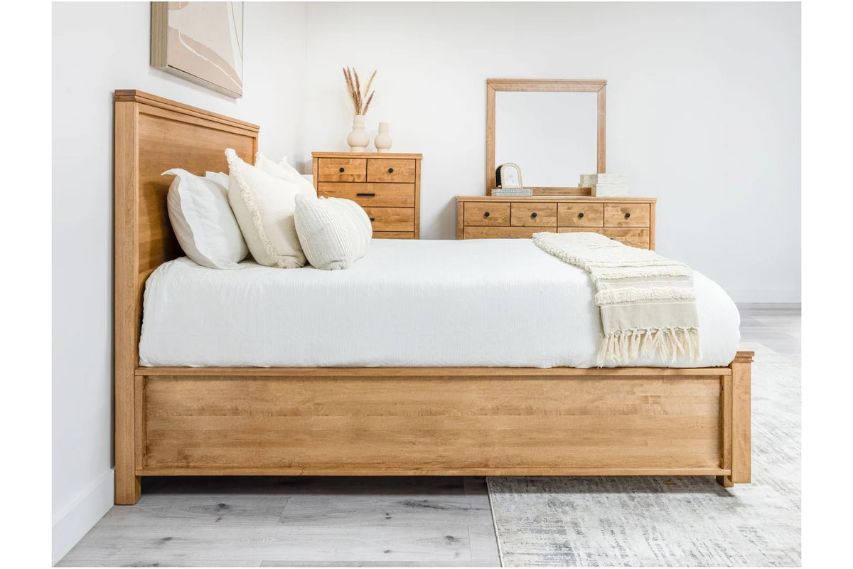 Milo 6-Piece Panel Bedroom Set - Honeycomb