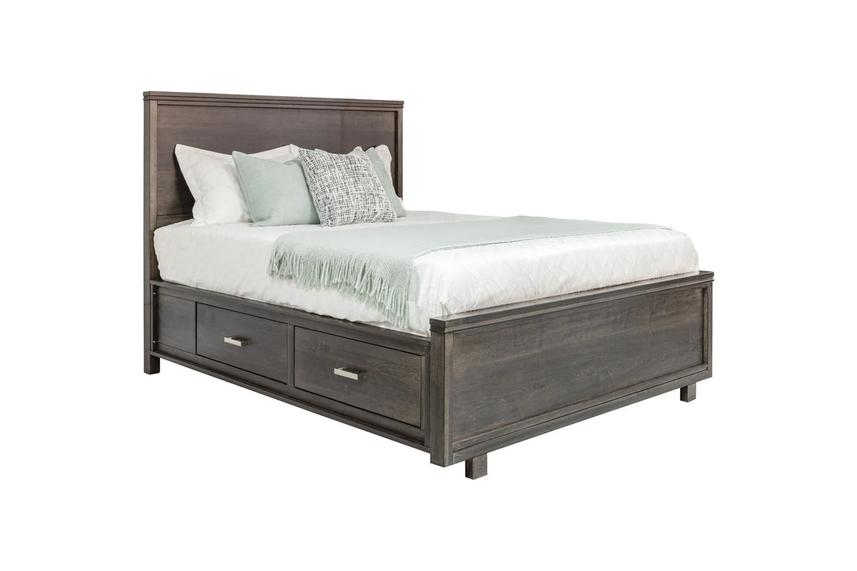 Milo 5-Piece Storage Bedroom Set - Onyx