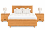 Milo 5-Piece Panel Bed & 2 Nightstands - Honeycomb