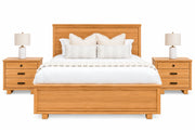 Milo 5-Piece Panel Bed & 2 Nightstands - Honeycomb