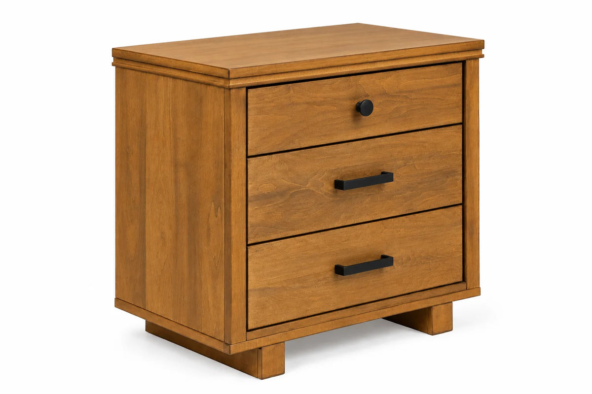 Milo Nightstand – Solid Maple