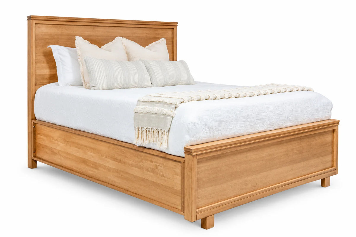 Milo 5-Piece Panel Bed & 2 Nightstands - Honeycomb