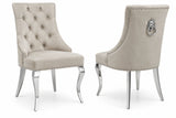 Myra Side Chair – Silver