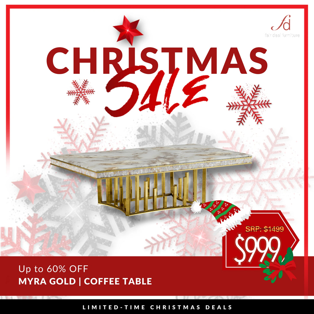 Myra Coffee Table – Gold