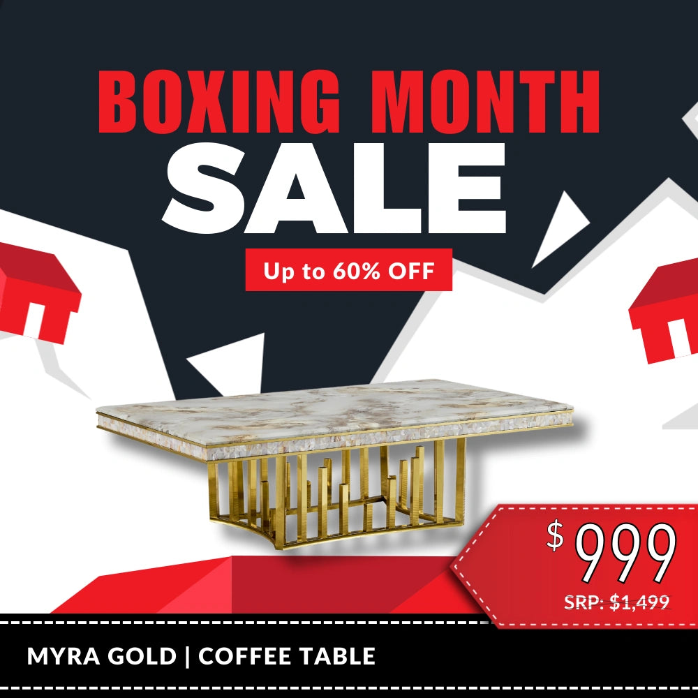 Myra Coffee Table – Gold