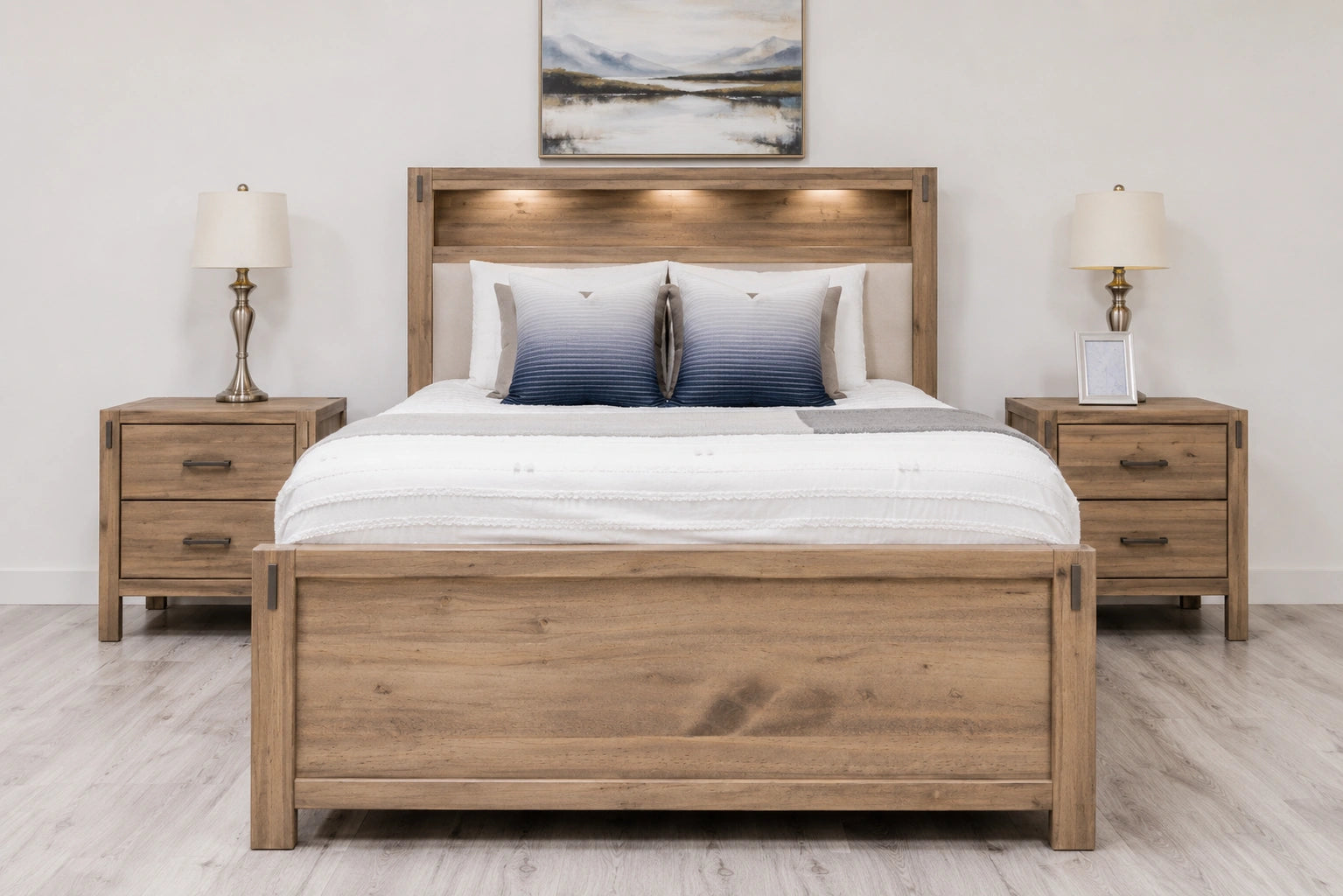 Stella King Panel Bed