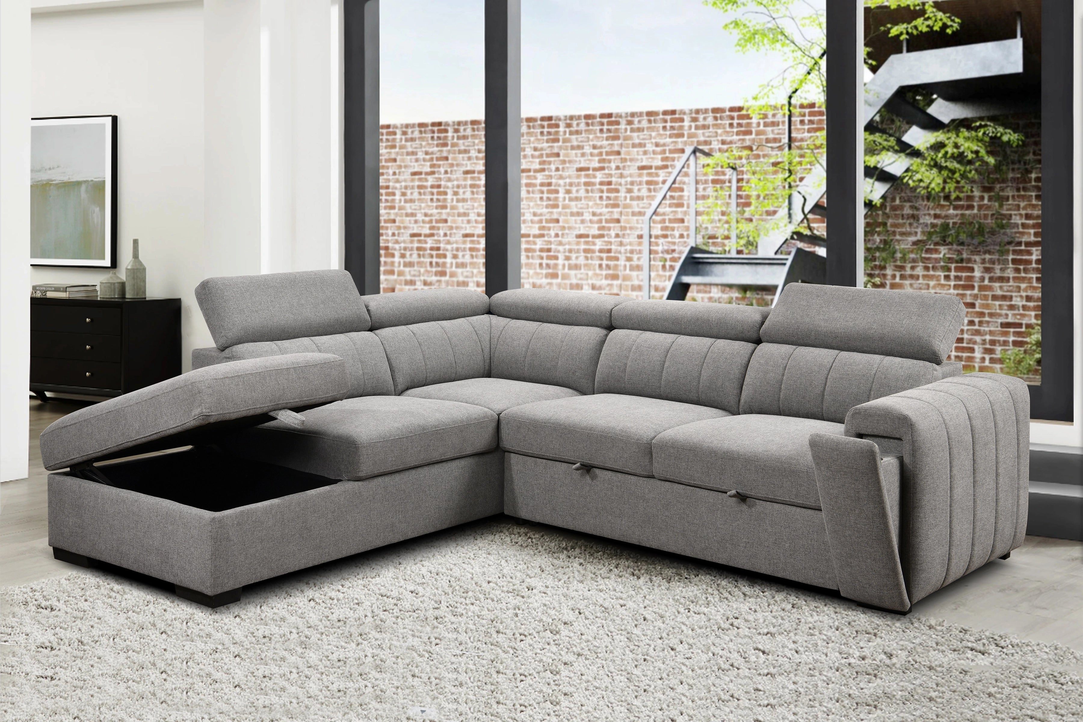 Nello Sectional with Pull Out Sleeper