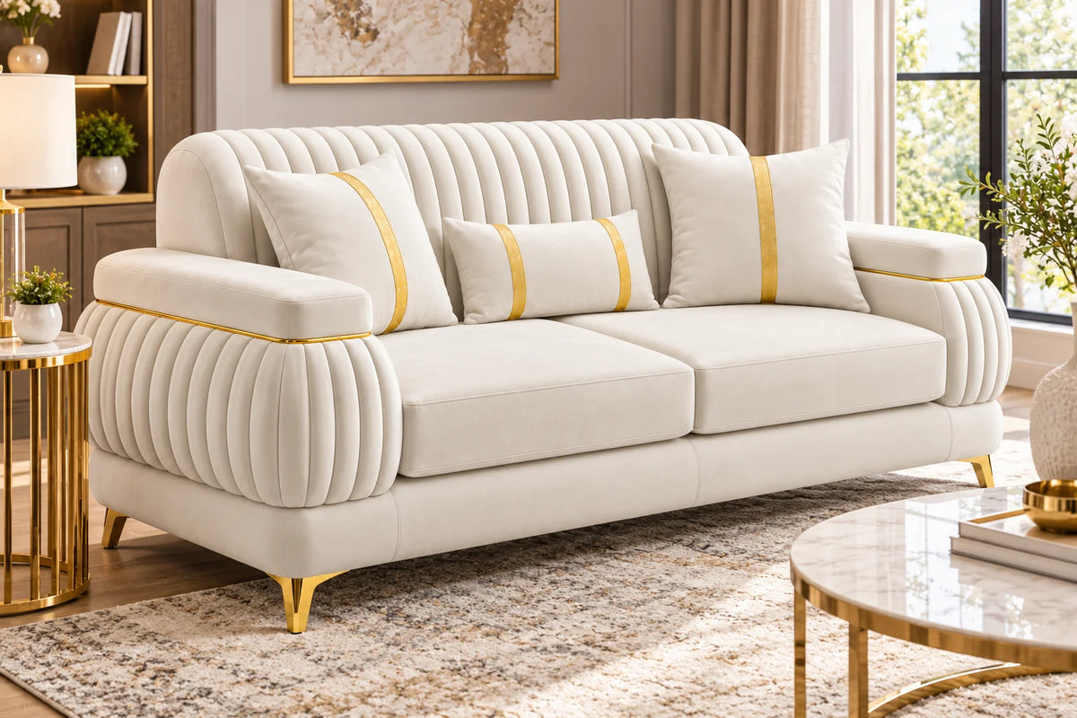 Newstar Loveseat – White