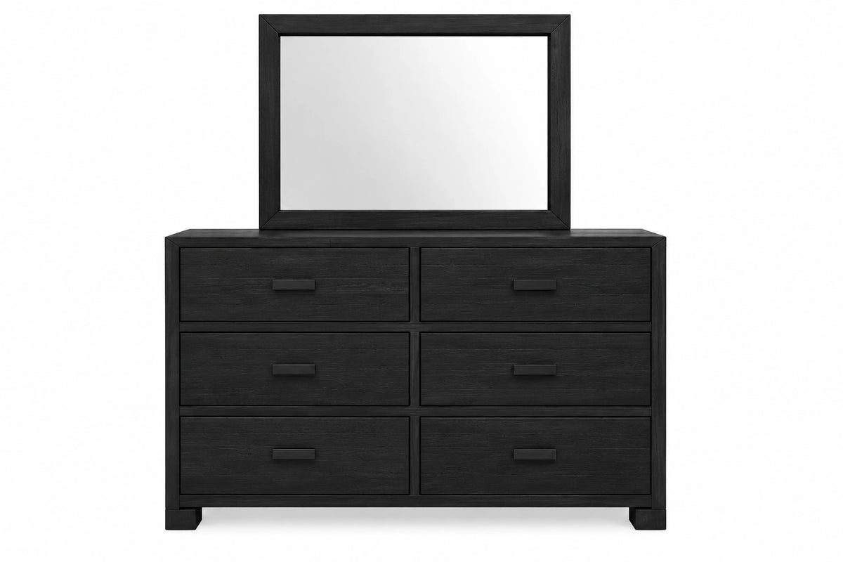 Oliver 6 Drawer Dresser with Mirror