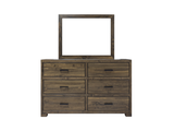 Oliver 6 Drawer Dresser with Mirror