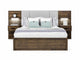 Storage Bed With Floating Nightstands