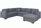 Tadley Mecca Grey Sleeper - Right Chaise