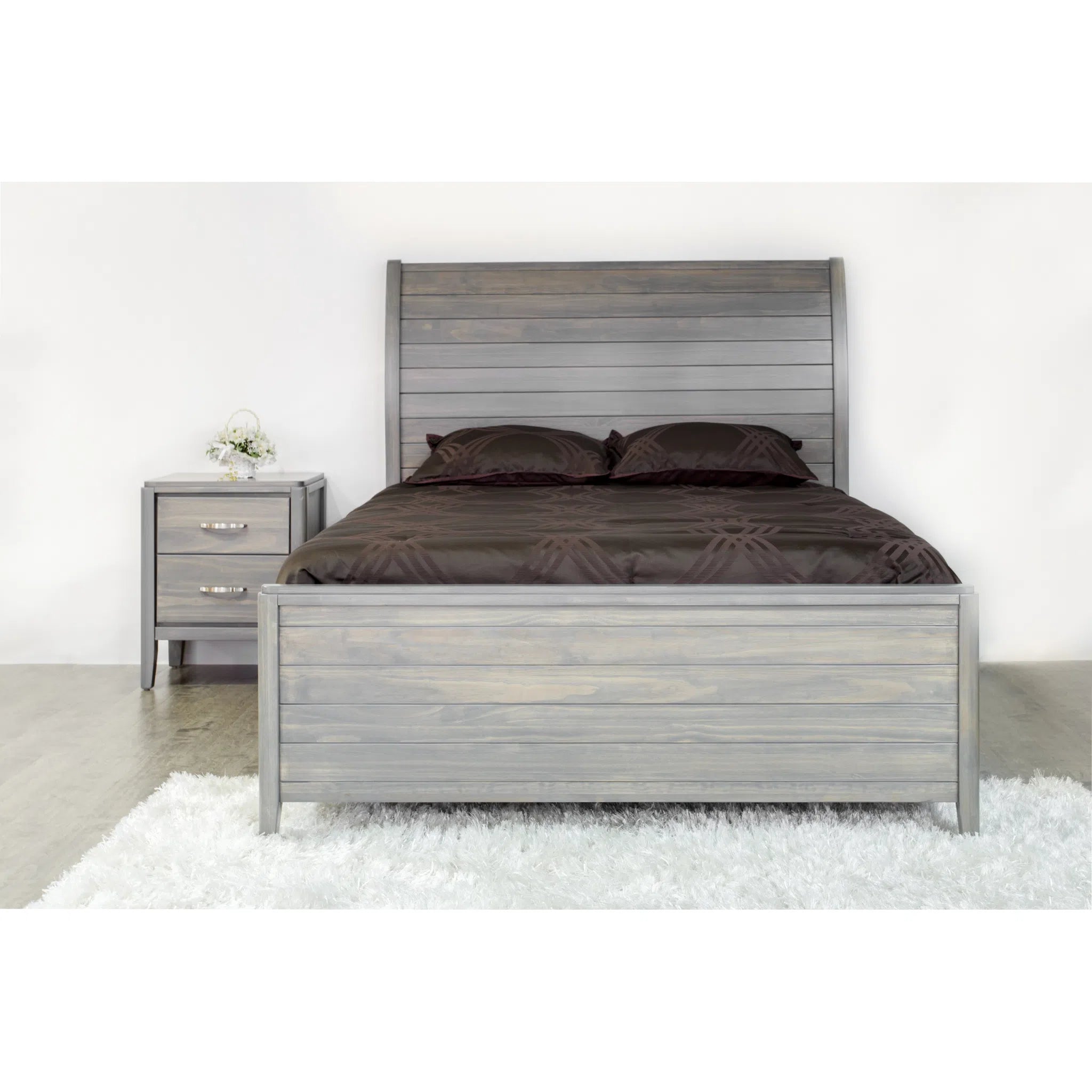 Sage Queen Panel Bed