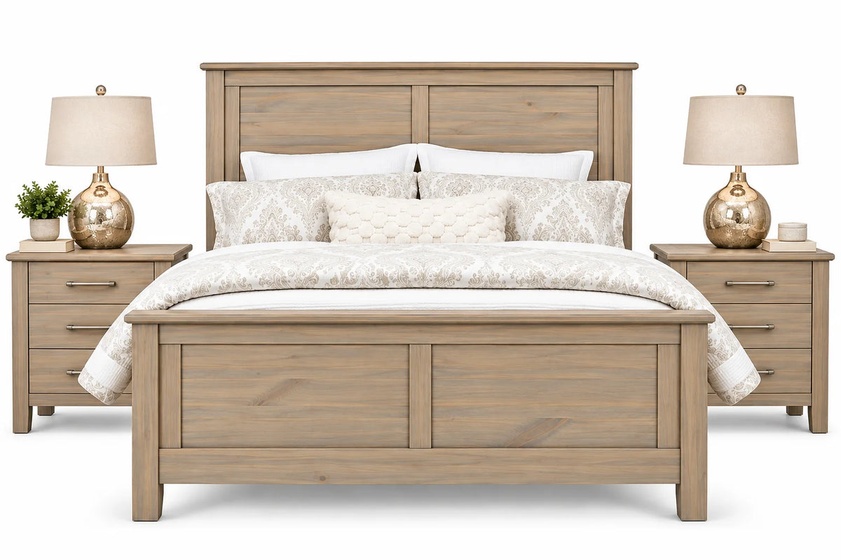 Scarlett Queen Panel Bed