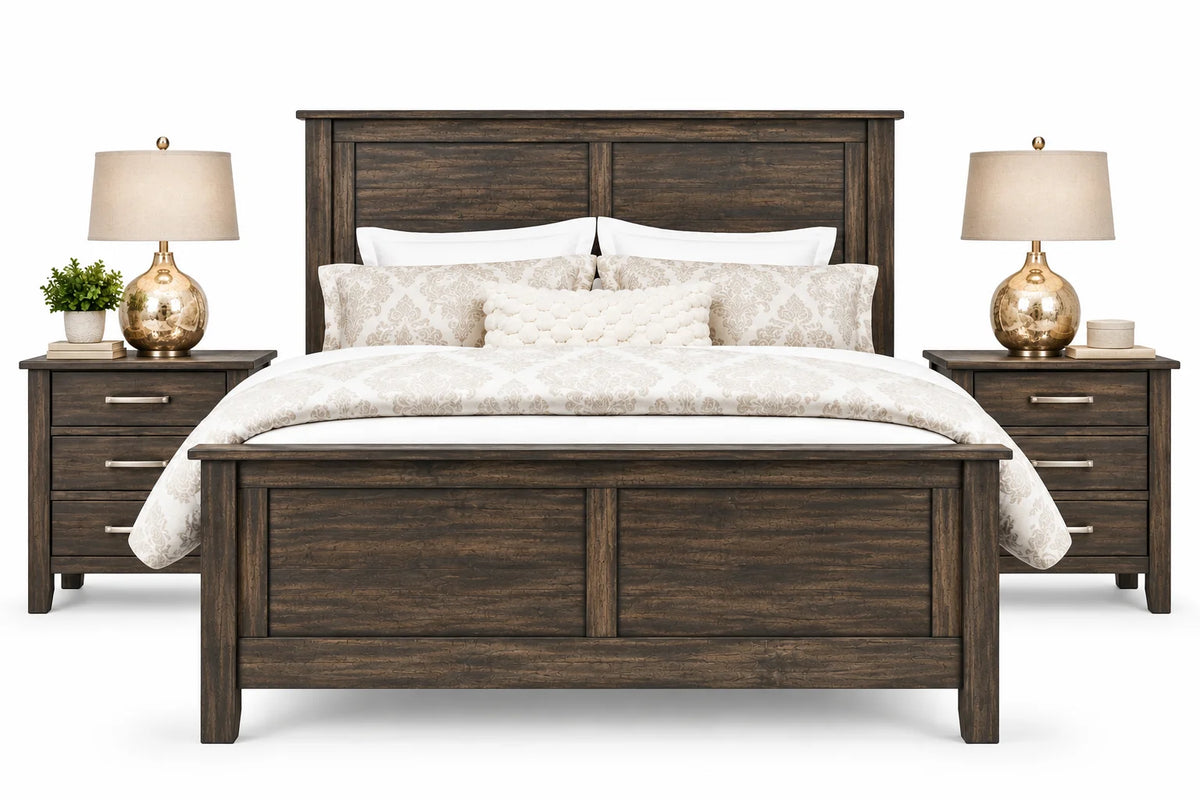 Scarlett Queen Panel Bed