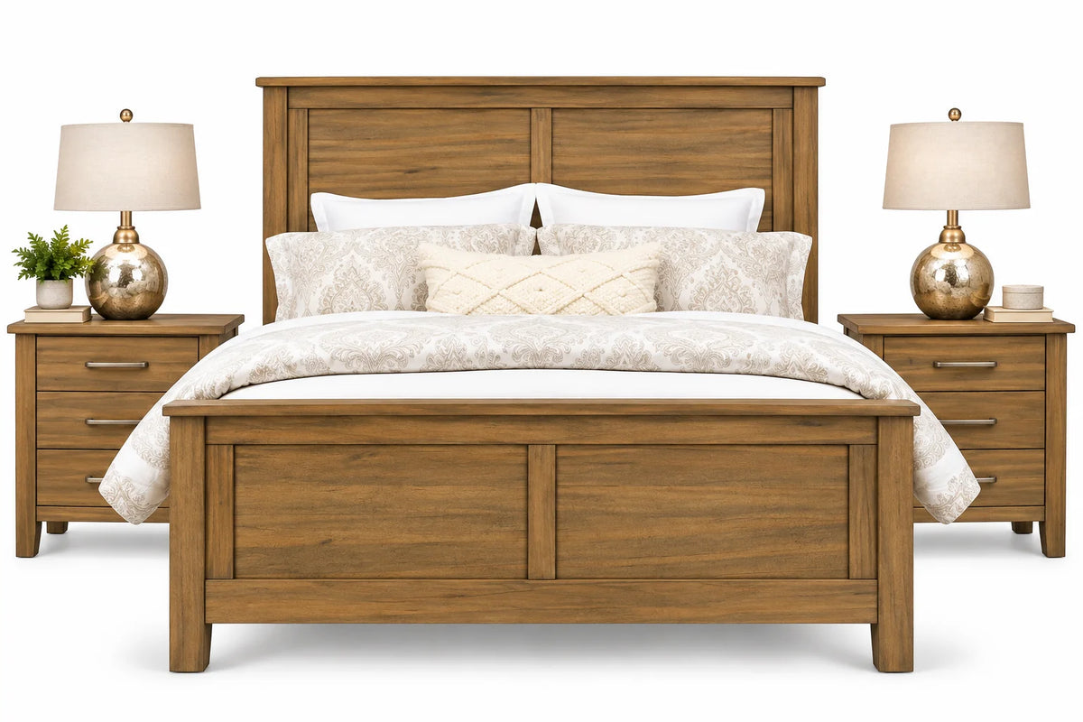 Scarlett Queen Panel Bed