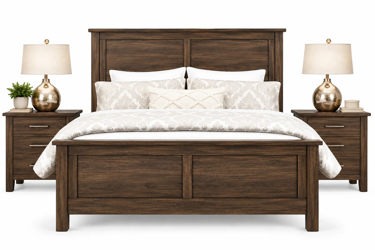 Scarlett Queen Panel Bed