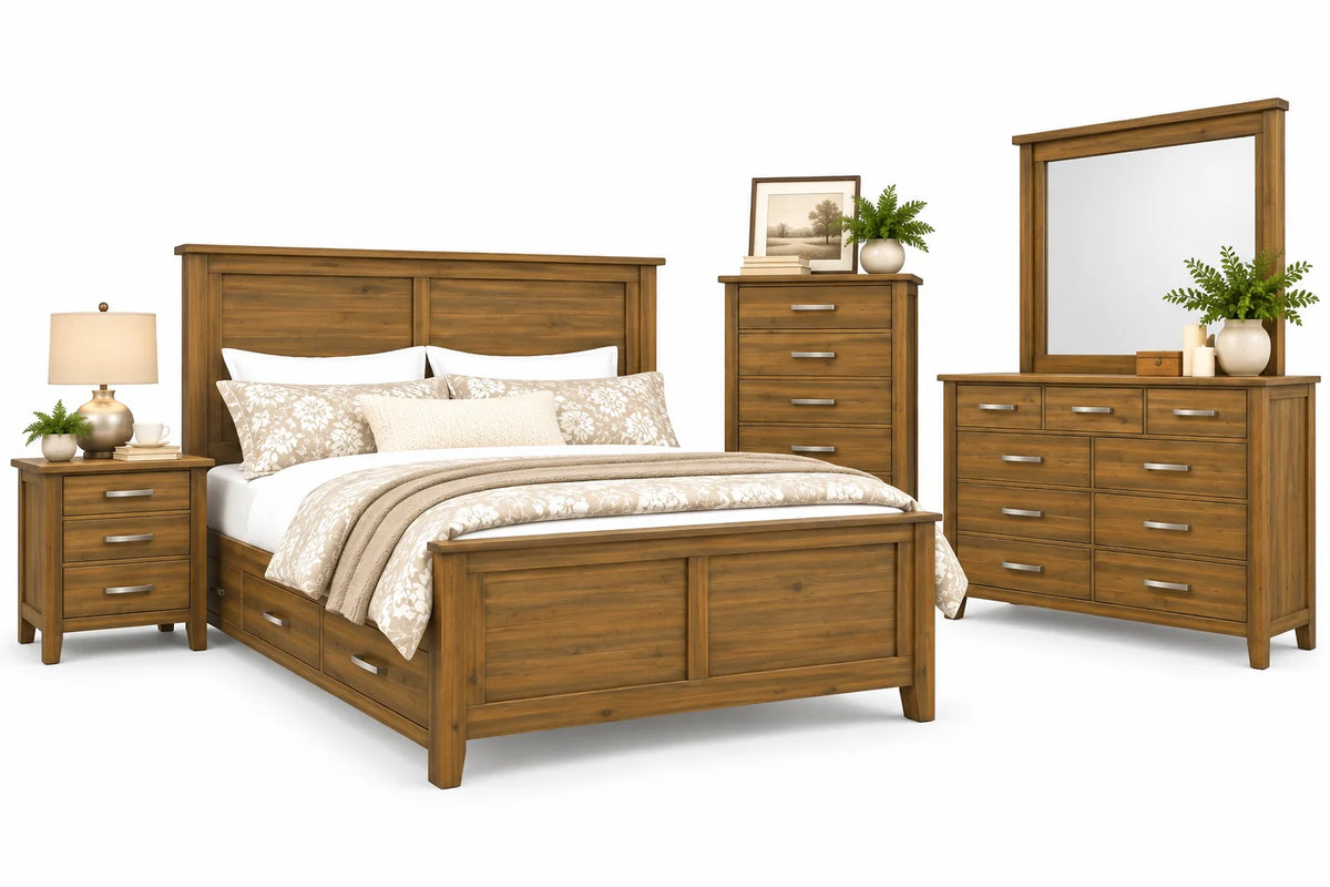 Scarlett Queen Storage Bed