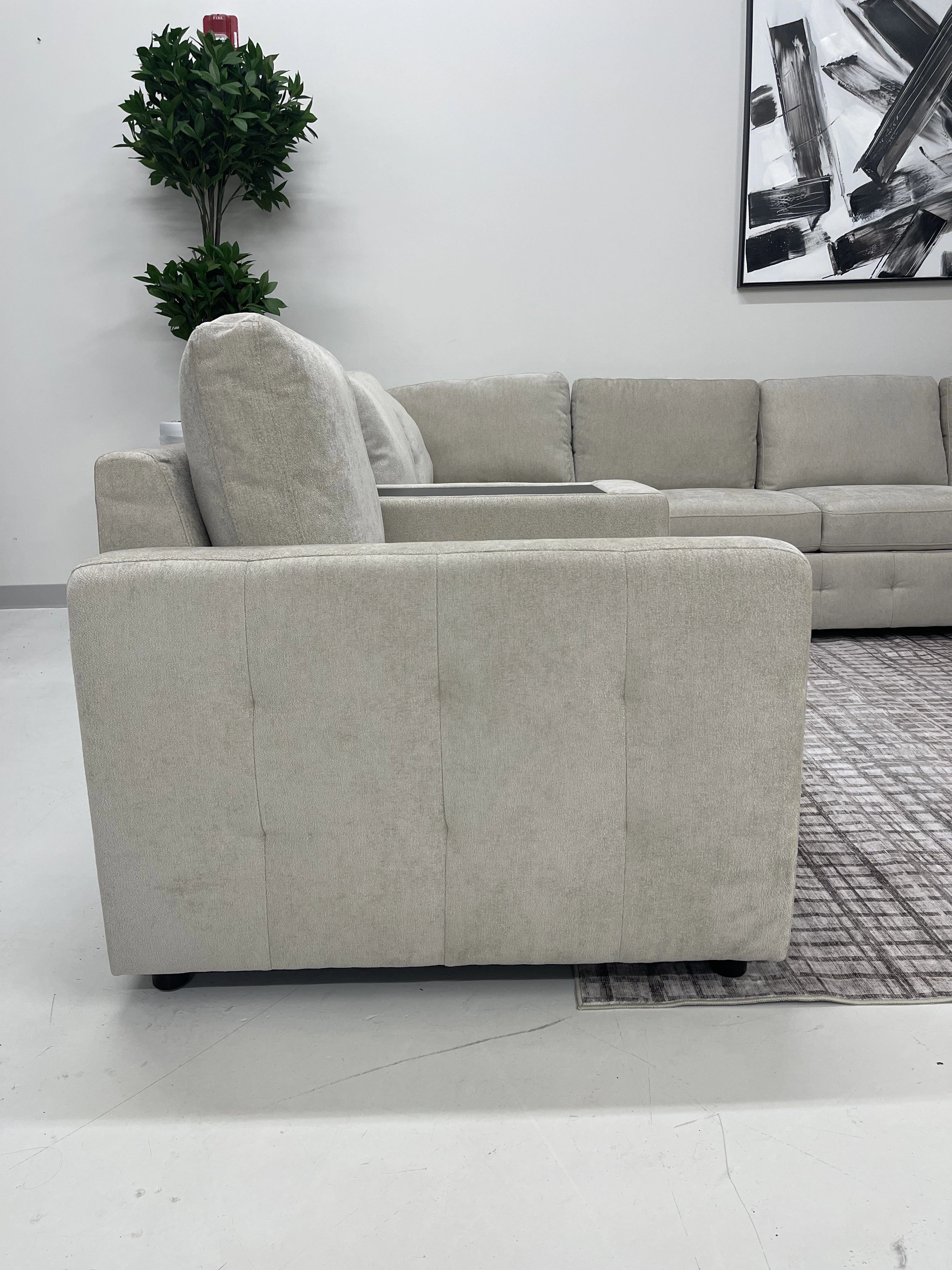 Ivy Sectional with Pull Out and Storage
