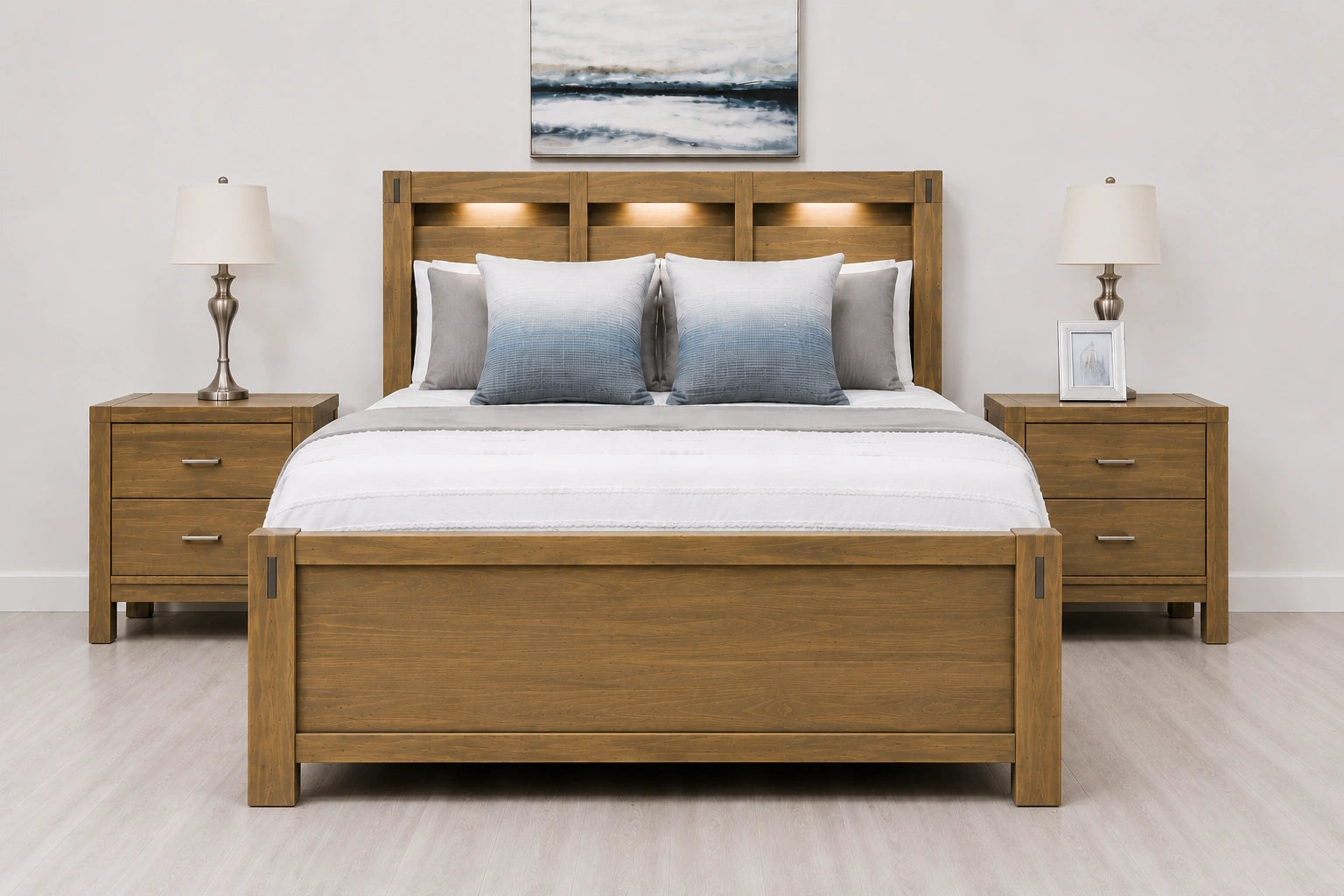 Stella King Panel Bed