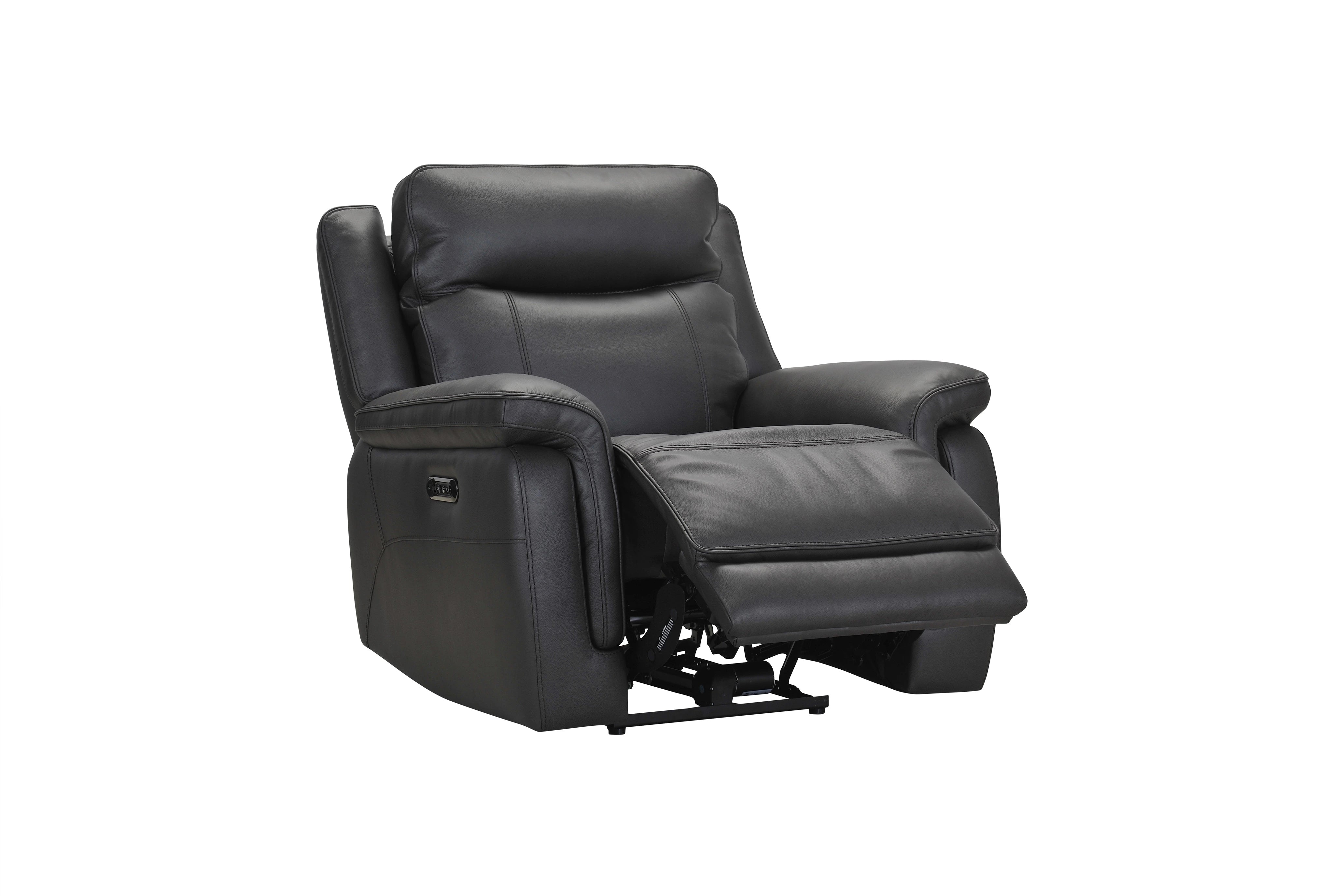 Cassie Leather Reclining Chair with Power Headrest and Zero Gravity Recliner
