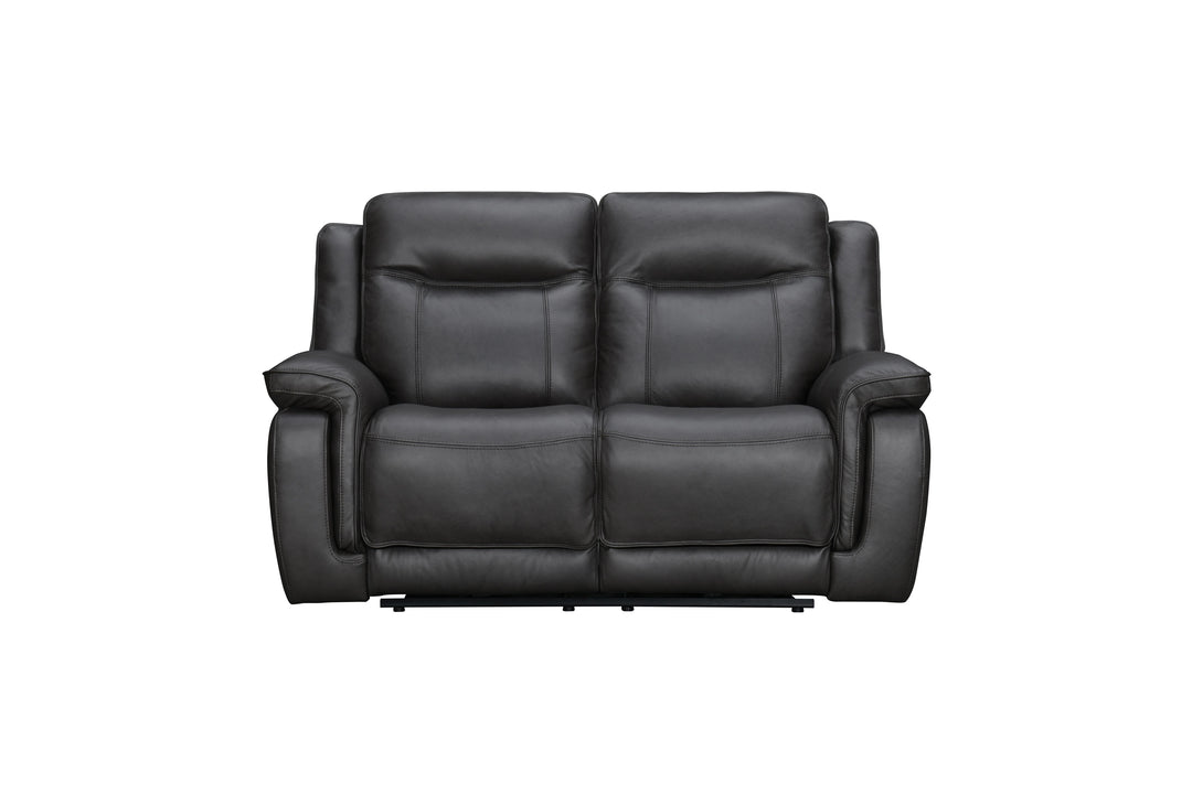 Cassie Leather Reclining Loveseat with Power Headrest and Zero Gravity Recliner